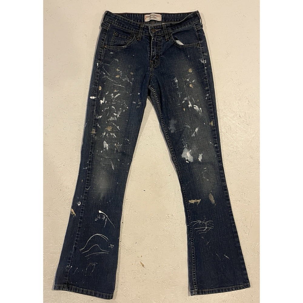 Levi Strauss Signature 1873 Low Rise Bootcut Denim Jeans Size Misses 4 Med Blue